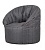 Бескаркасное кресло Club Chair Graphite (темно-серый) заказать у производителя Папа Пуф недорого